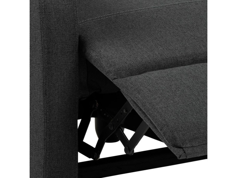 Fotel rozkładany Siom antracyt - ACTONA